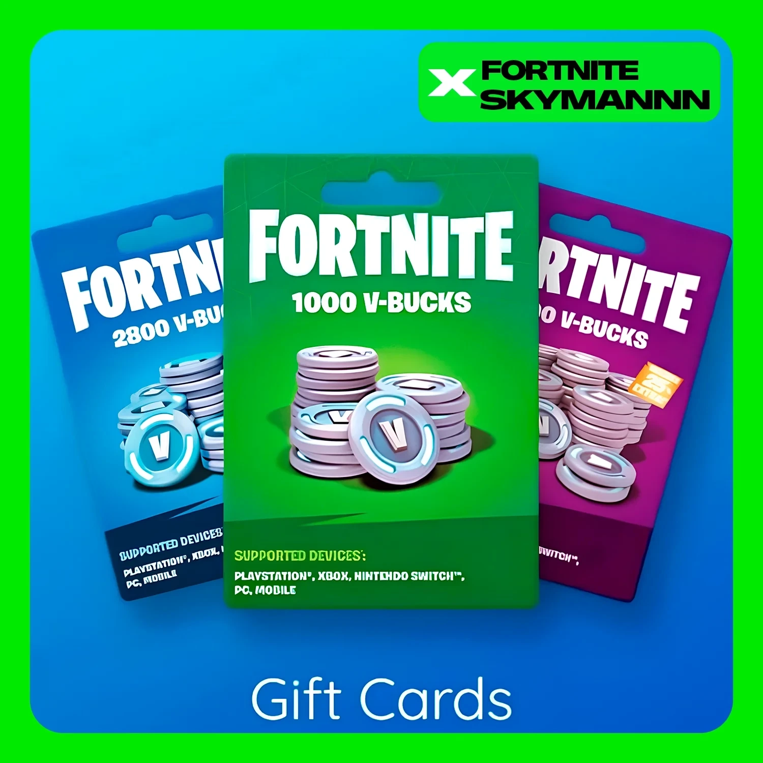 Fortnite V-Bucks GLOBAL + Россия: Купить ключ онлайн