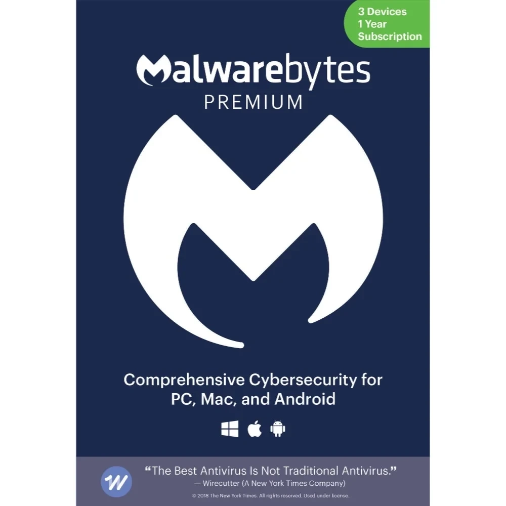 Malwarebytes Premium | Ключ активации 3 устройств | Онлайн
