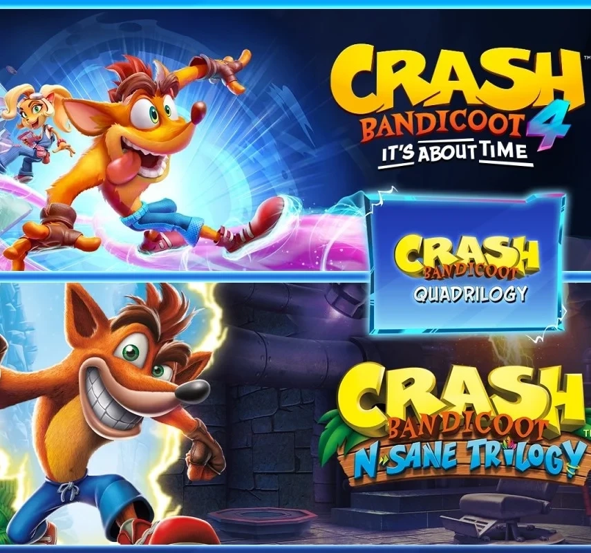 Crash Bandicoot Quadrilogy Bundle Ключ Xbox Купить Онлайн