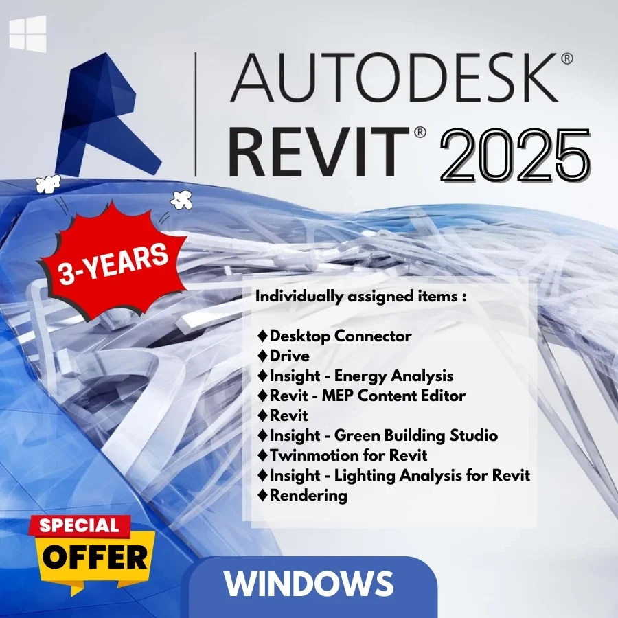 AutoCAD Revit 2025: Лицензия на 3 года | Ключ активации