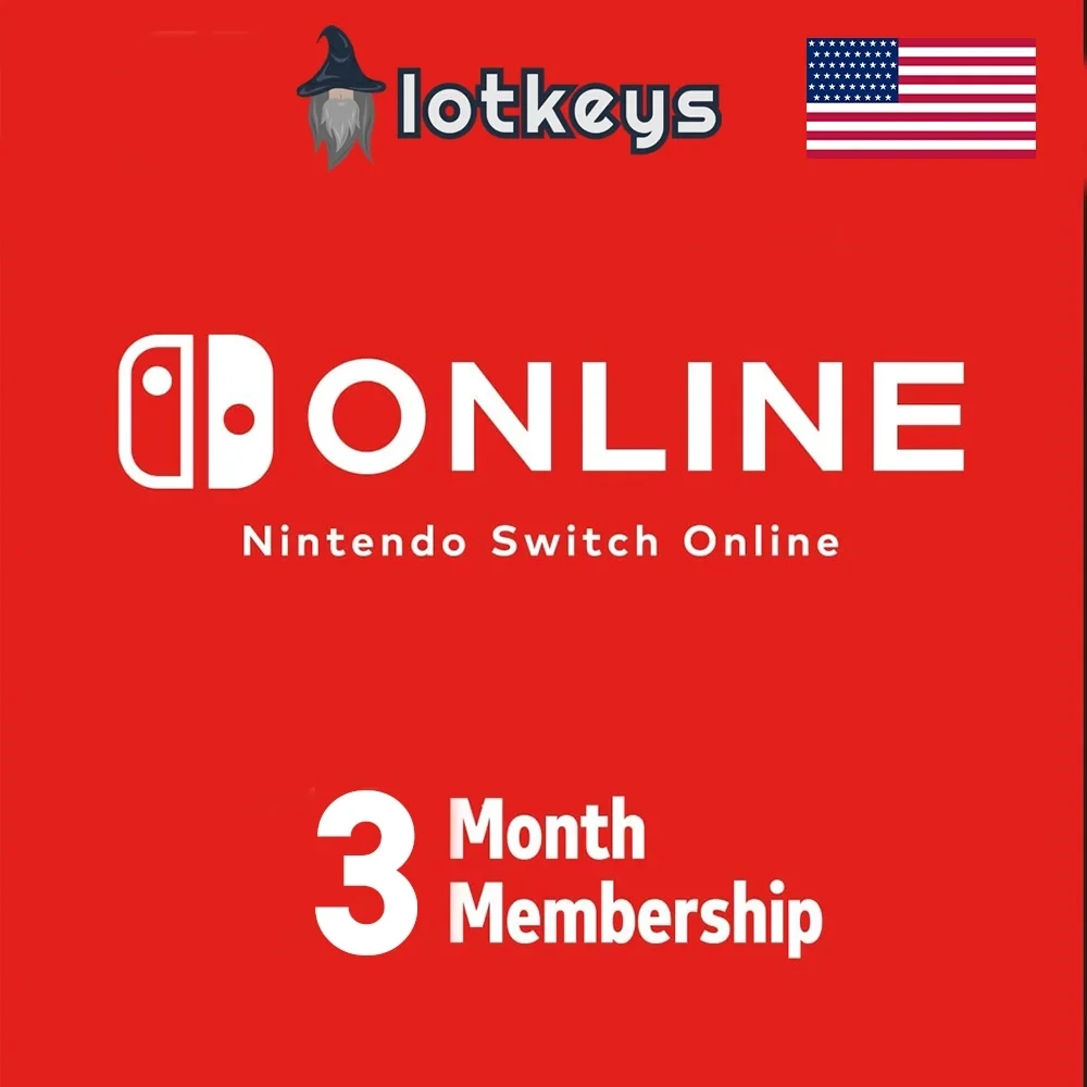 Nintendo Switch Online 3 мес. (США) – Ключ активации