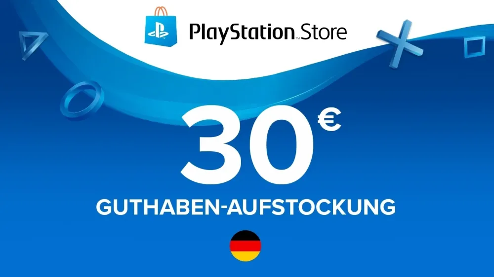Playstation PSN 30 EUR Германия: купить ключ онлайн