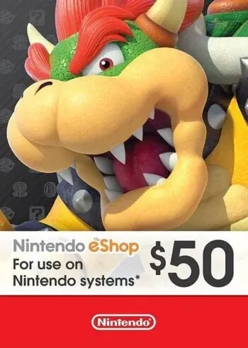 Nintendo eShop Card 50 USD (США) - Купить онлайн
