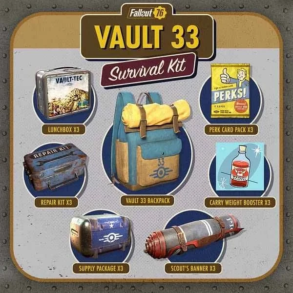 Fallout 76: Набор выживания Vault 33 (MS PC/Xbox)