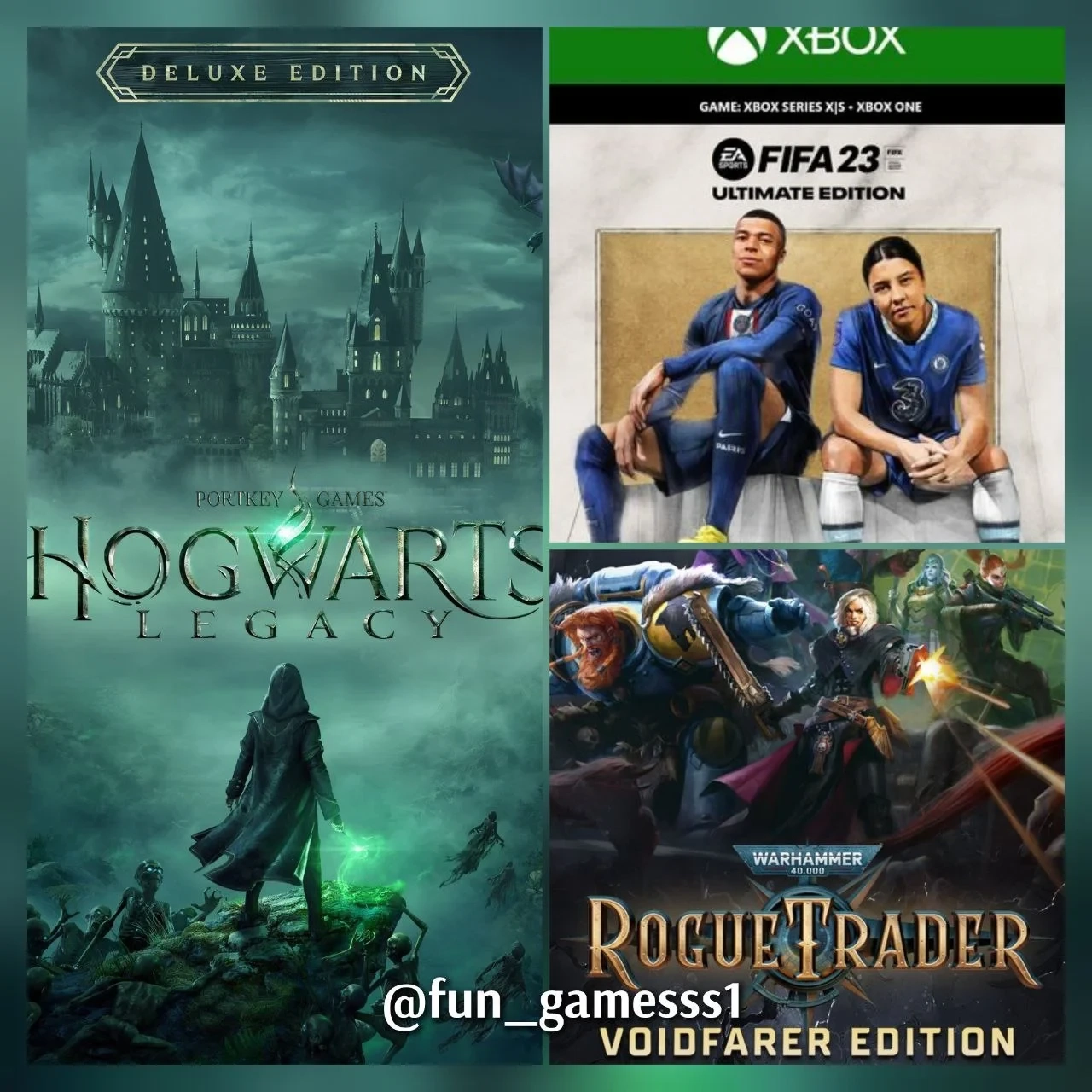 Xbox: Rogue Trader, Hogwarts, FIFA 23 - Общий аккаунт