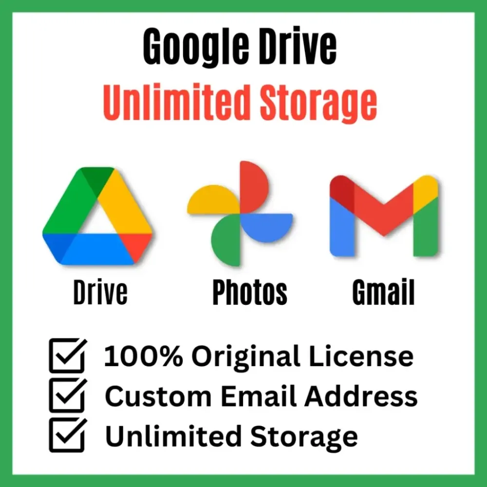 Безлимитное хранилище Google Drive & Photos - Купить онлайн