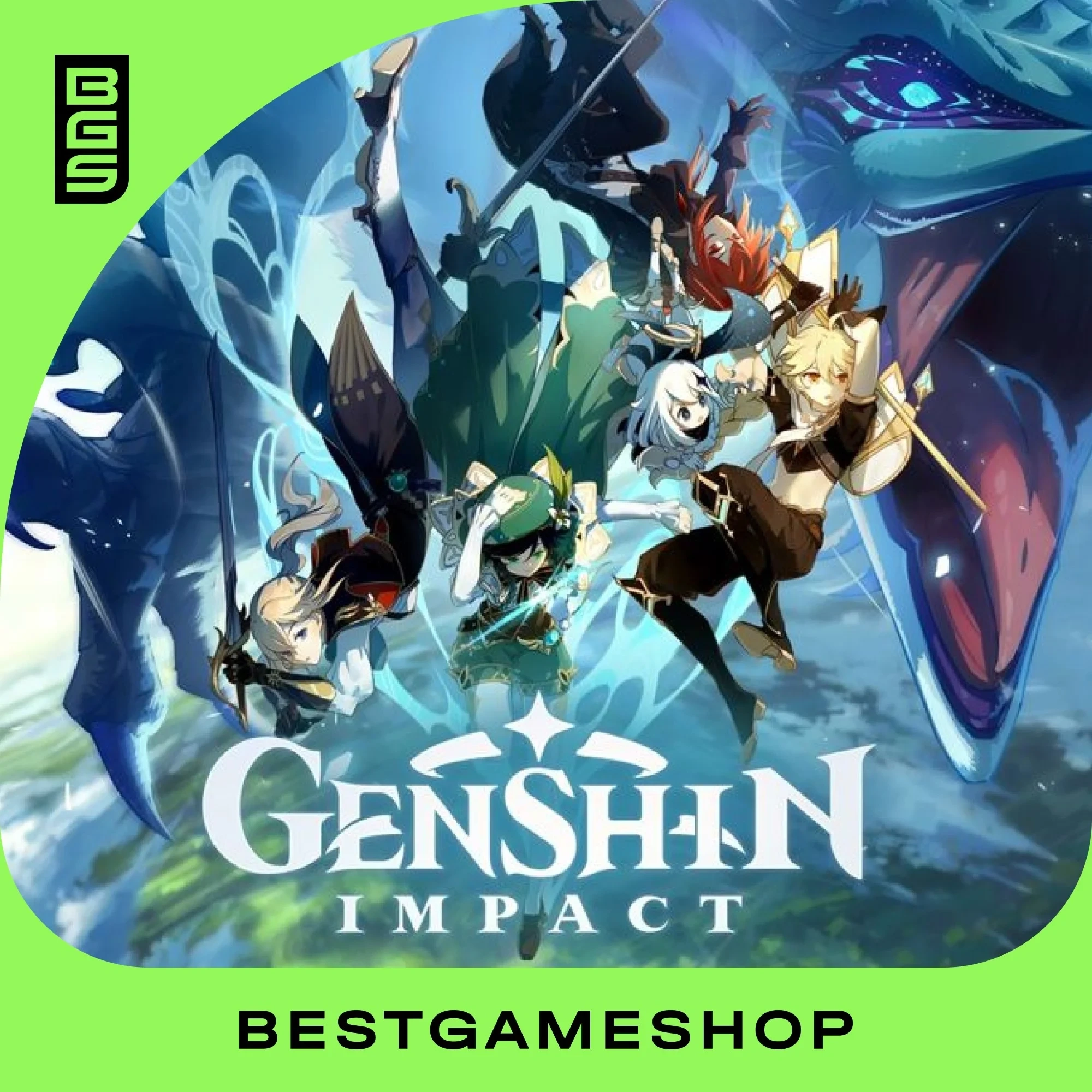 Genshin Impact: Кристаллы/Луна по ID (Все Регионы)