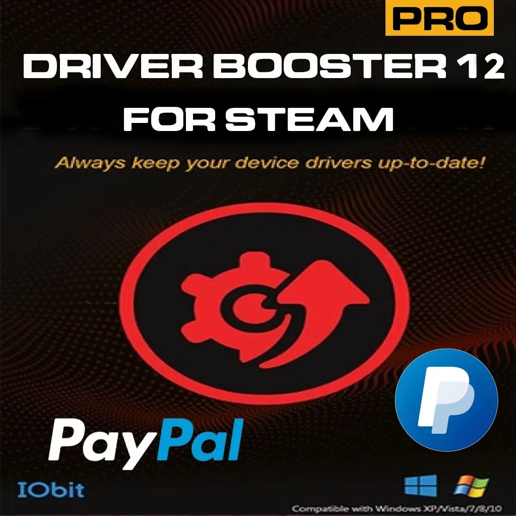 Driver Booster 12 PRO + SMART GAME Booster PRO для Steam
