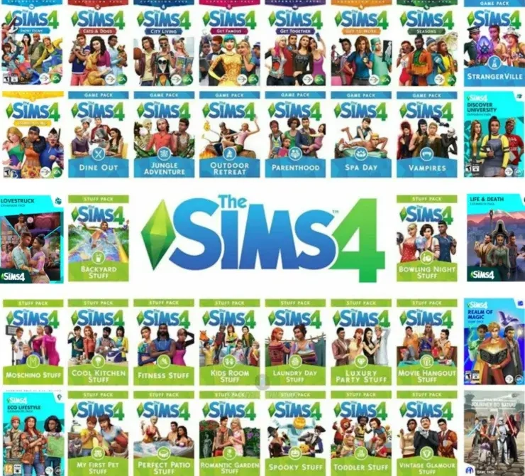 The Sims 4 | 21-35 DLC | EA app | Полный доступ