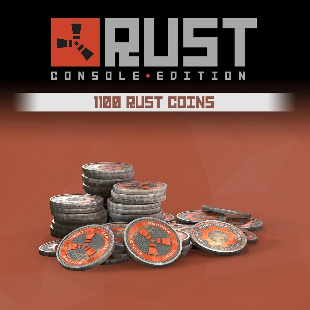 1100 Rust Coins для PlayStation | Купить игровую валюту PSN