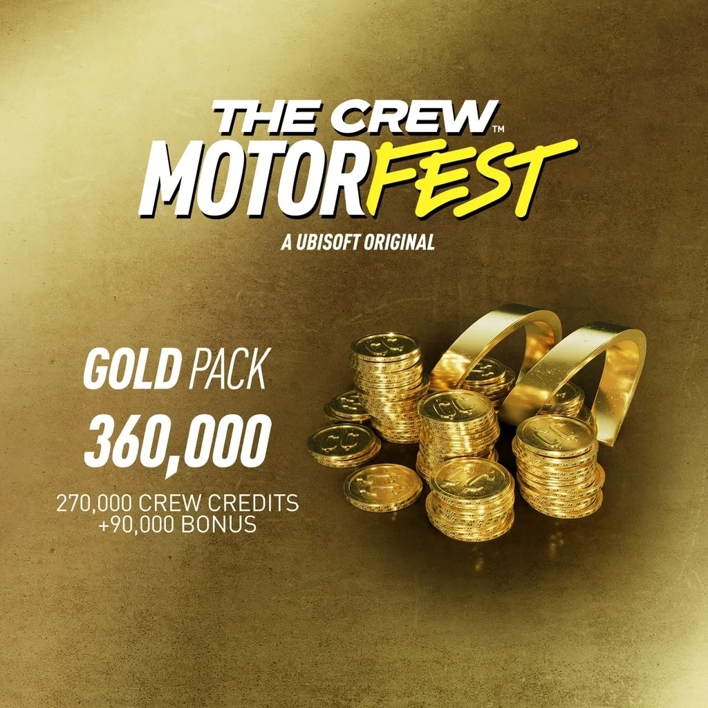 The Crew Motorfest Gold Pack: 360 000 Crew Credits | PlayStation