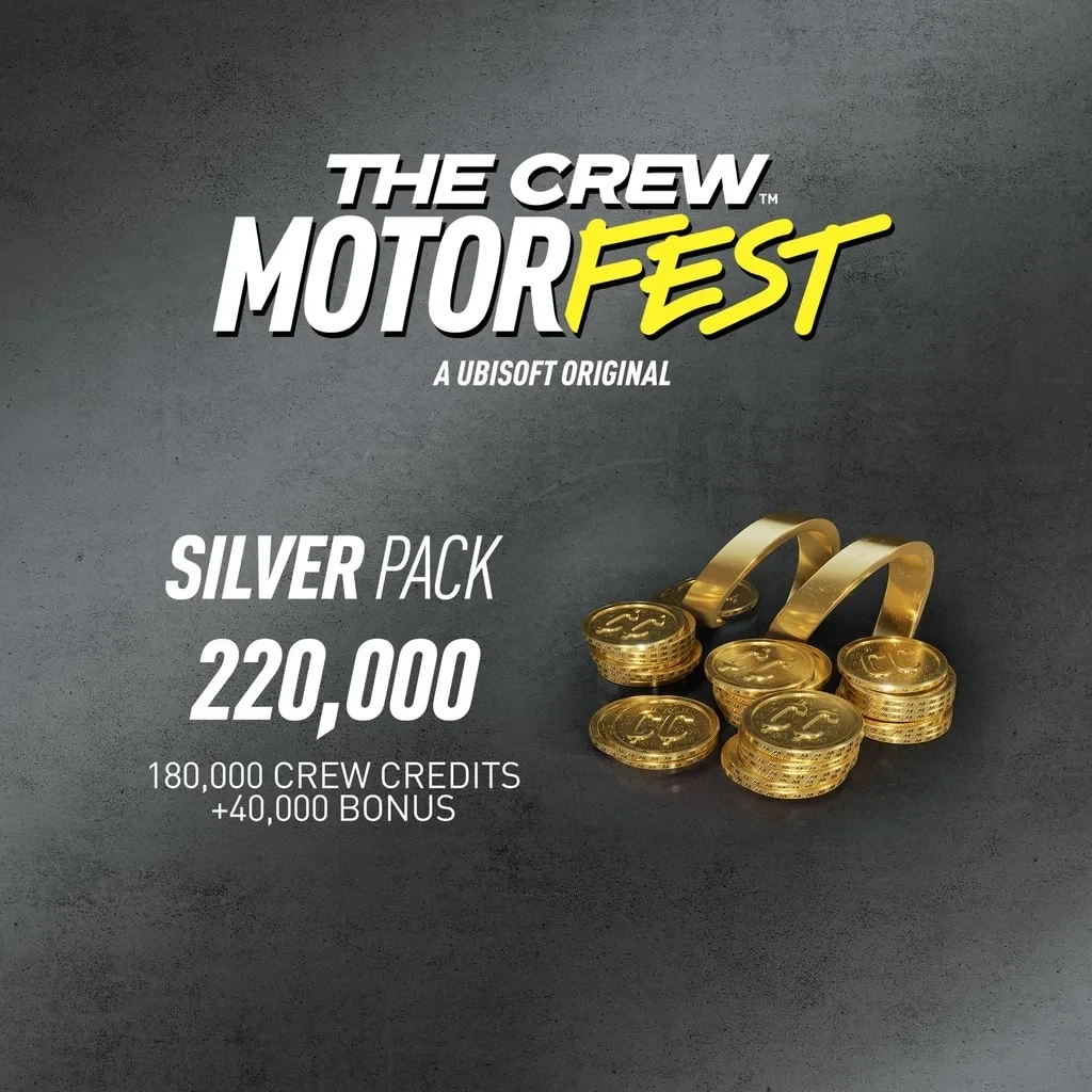 The Crew Motorfest Silver Pack: 220 000 Crew Credits (PS)