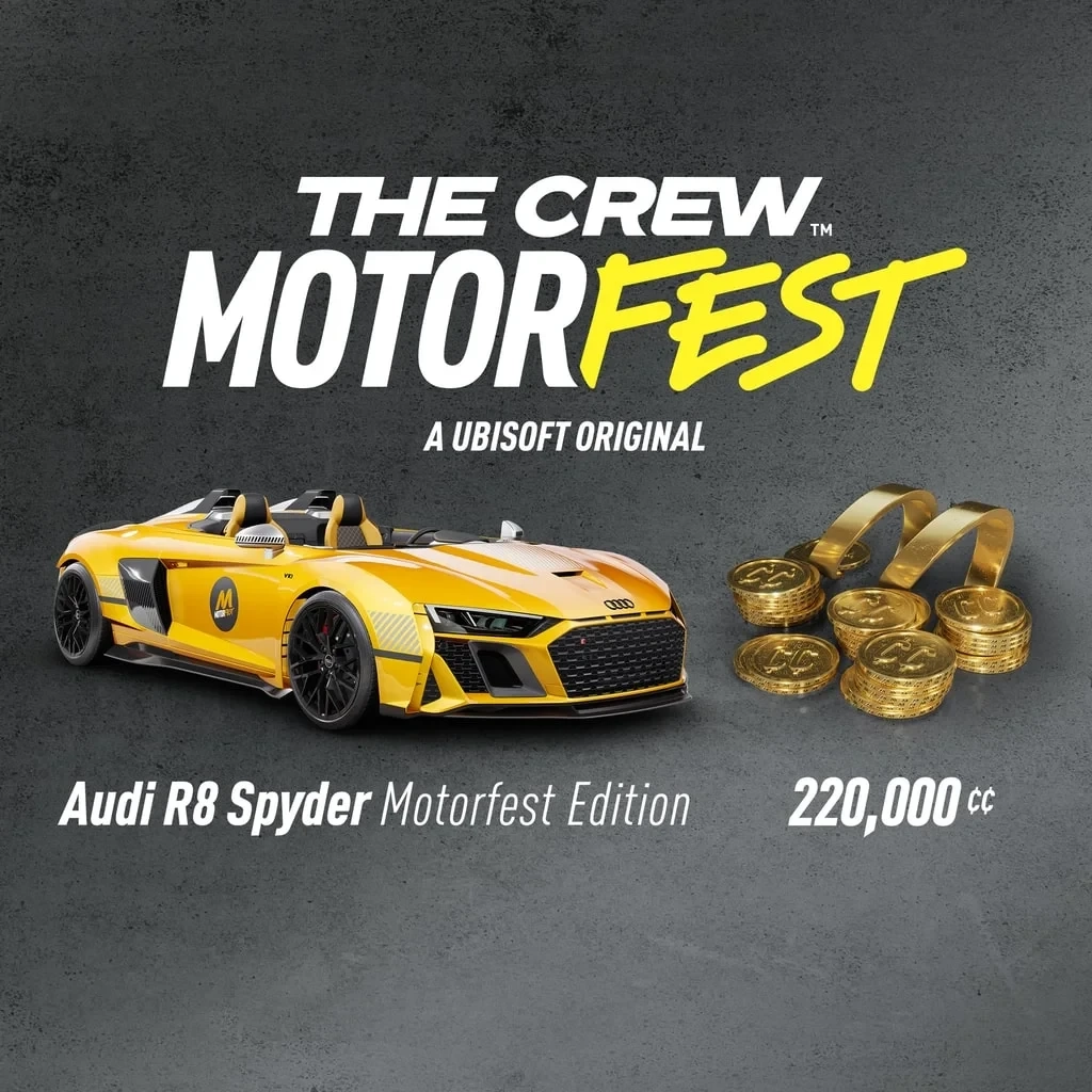 Audi R8 Spyder + 220k Credits The Crew Motorfest PSN