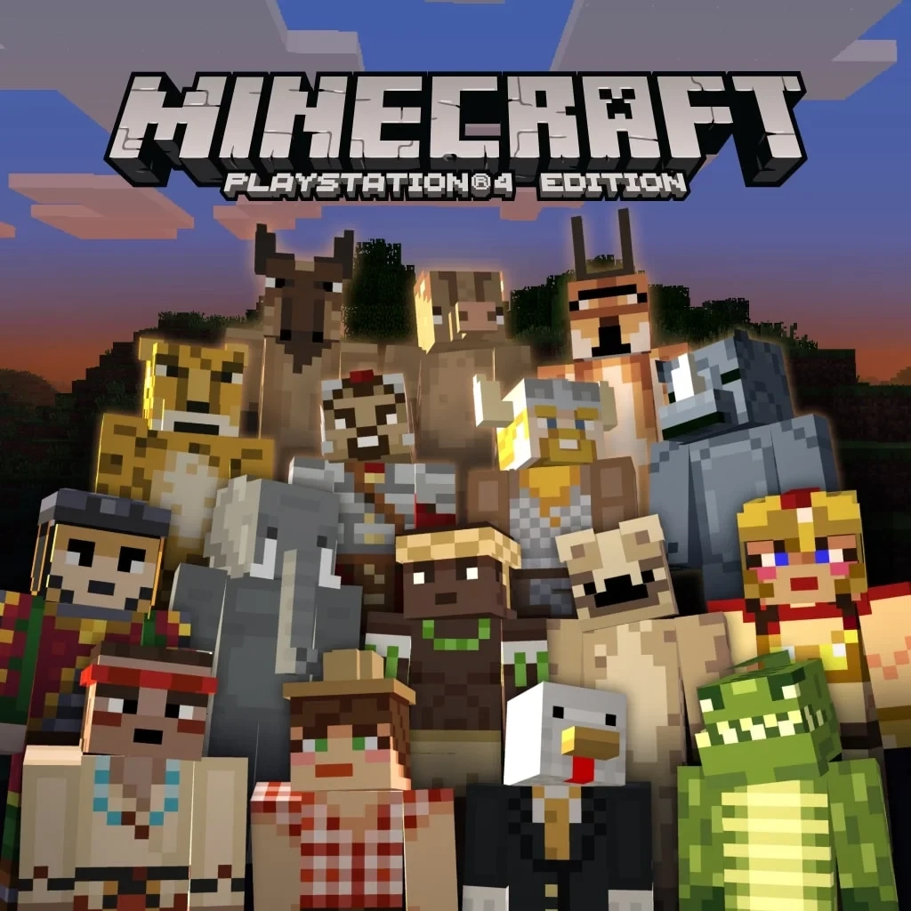 Minecraft 'Битвы и звери' Skin Pack PS4 | PlayStation