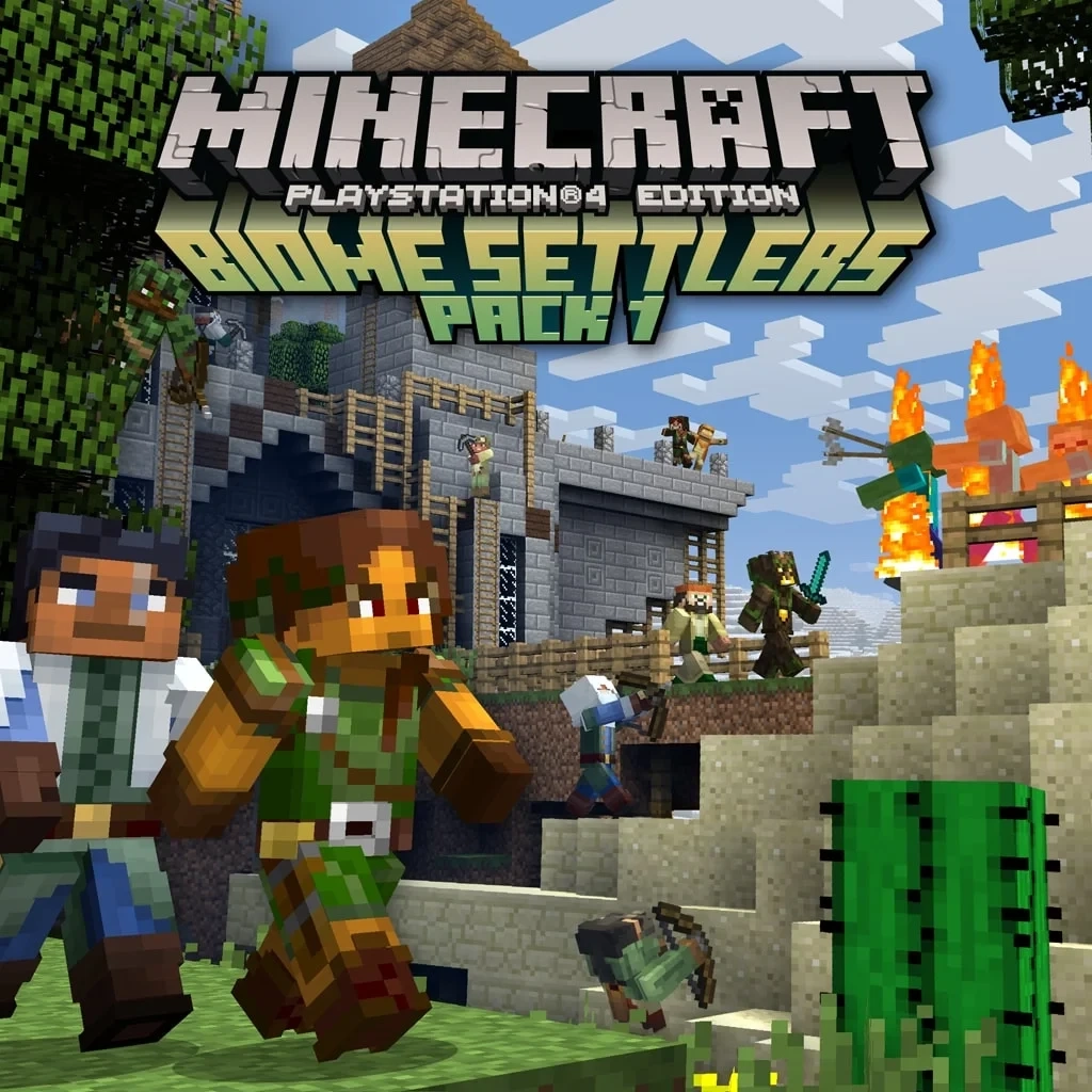 Minecraft: Biome Settlers Skin Pack 1 (PS4)