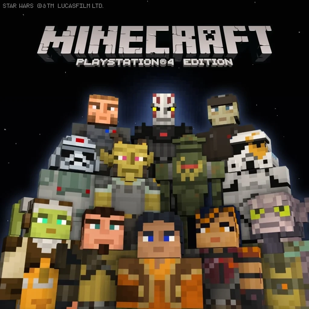 Minecraft: Звездные войны Повстанцы скины PS4 купить онлайн