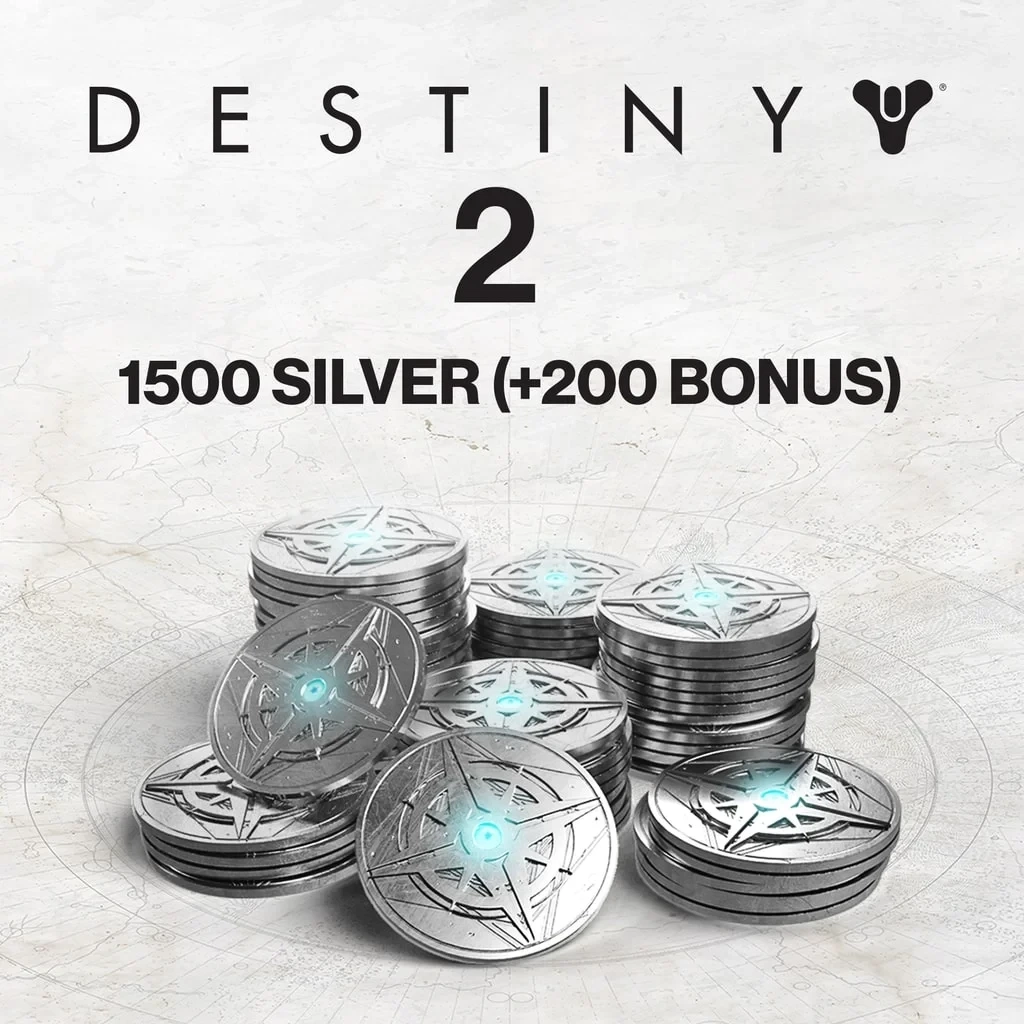 1500 (+200 Bonus) Destiny 2 Silver для PlayStation