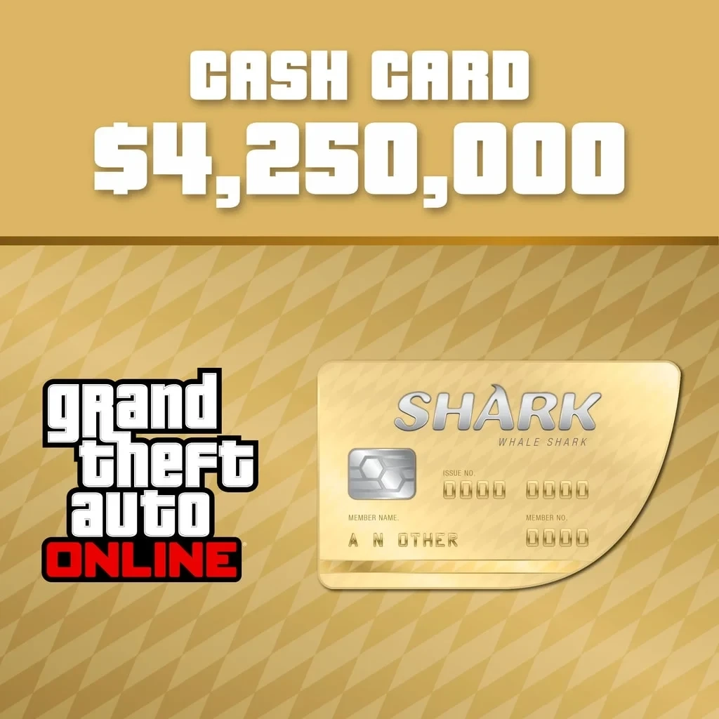 GTA Online: Whale Shark Cash Card (PS4) - Купить онлайн