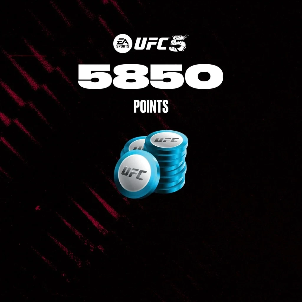 UFC 5: 5850 Очков UFC для PlayStation | Купить онлайн