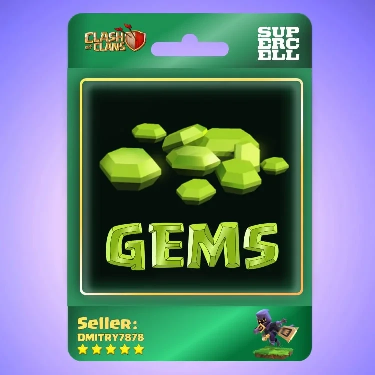 Clash of Clans | Гемы | GEMS | Купить Онлайн