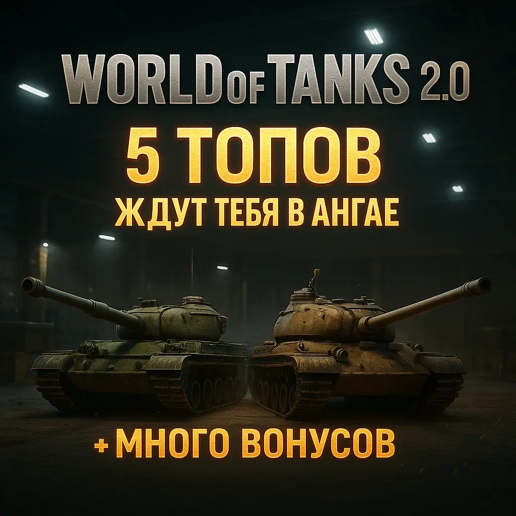 Аккаунт WoT EU: 5 топов 10 ур. | Wargaming | Онлайн