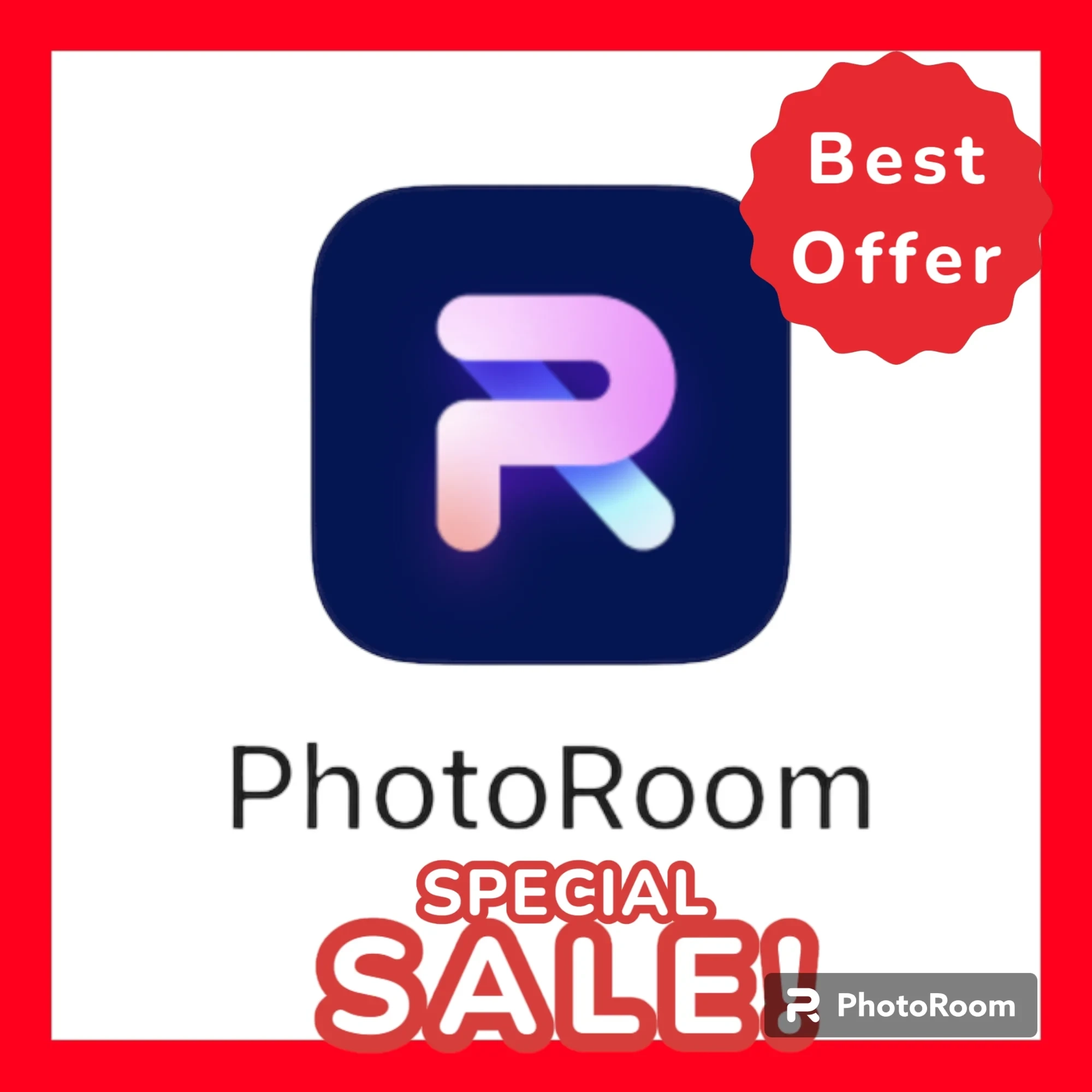 PhotoRoom PRO на 1 год | Ваш аккаунт | Услуги активации