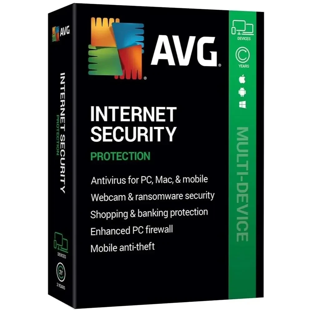 AVG Internet Security: ключ, 1 устройство, 1 год (Онлайн)