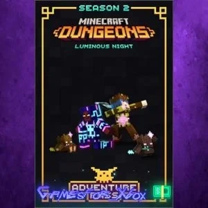 Minecraft Dungeons Luminous Night Adventure Pass DLC | Xbox