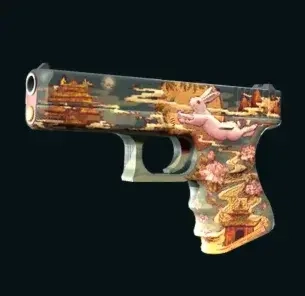 Glock-18 | Кролик в тени (Немного поношенное) - Скин Steam Онлайн