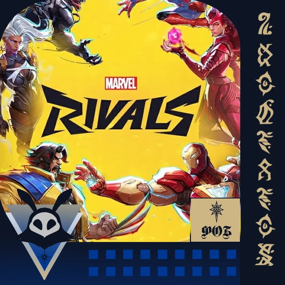 500 Решеток Marvel Rivals: Мгновенно PS, XBOX, PC | Онлайн