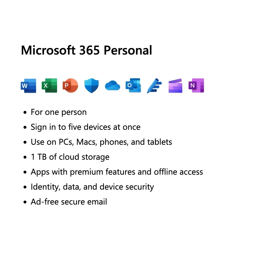 Microsoft 365 Personal/Family: Подписка на год | Инвайт