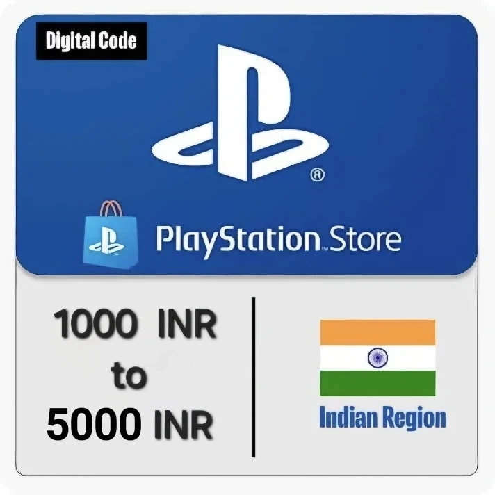 Подарочная карта PlayStation Индия [1000-5000 ₹ INR]