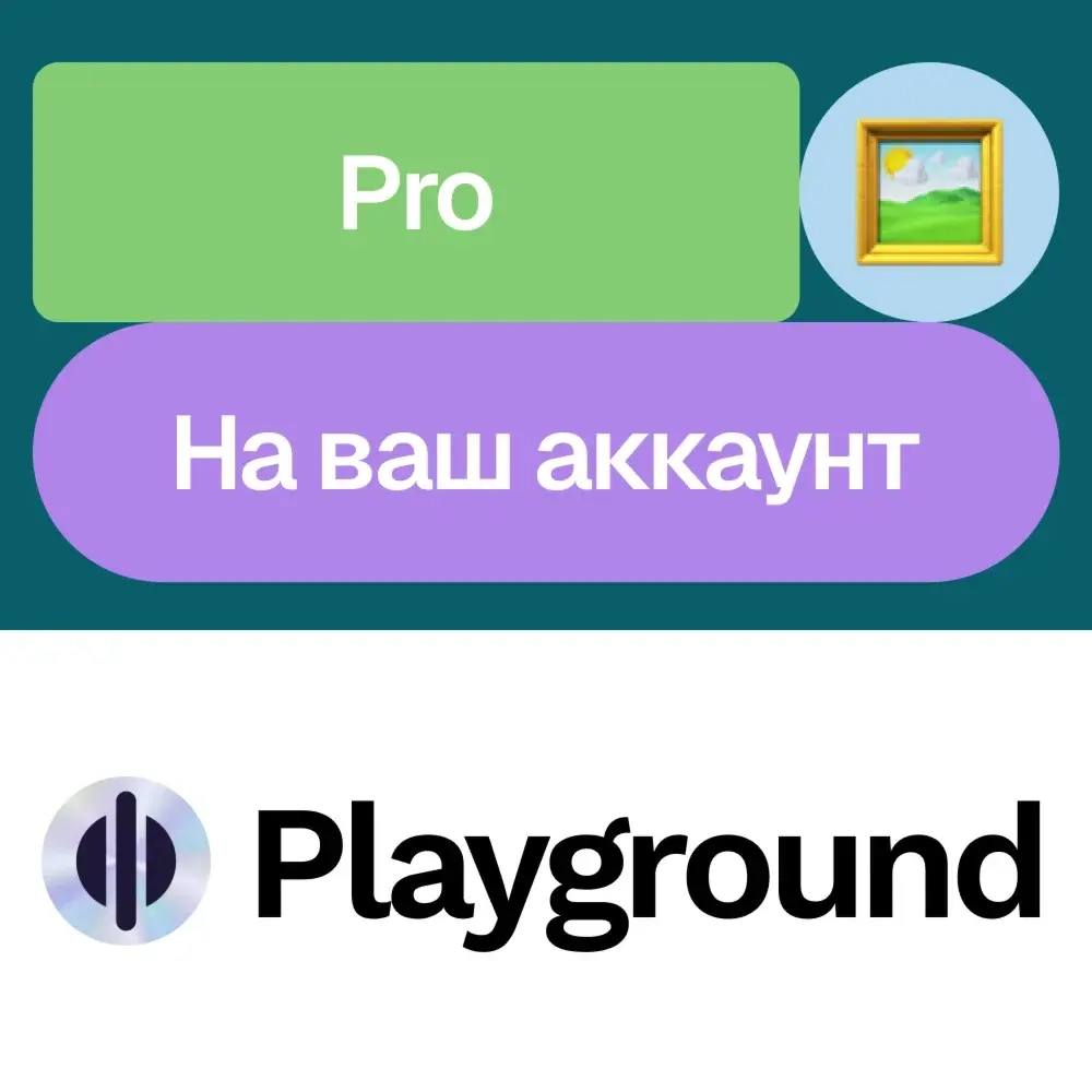 Playground Ai Pro | Месяц | Активация | Онлайн