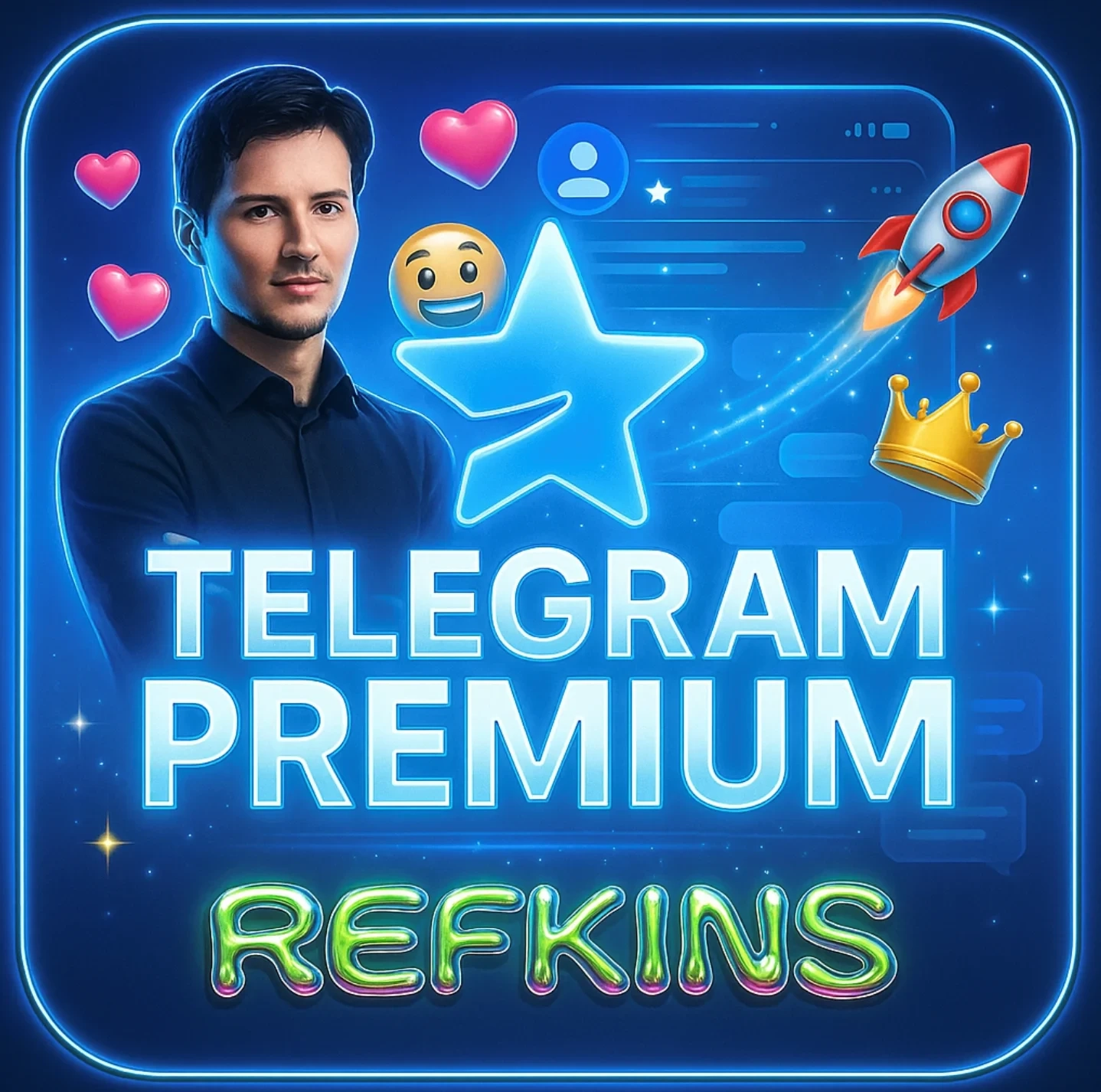 Telegram Premium: Подписка 3/6/12 мес. Подарок Онлайн
