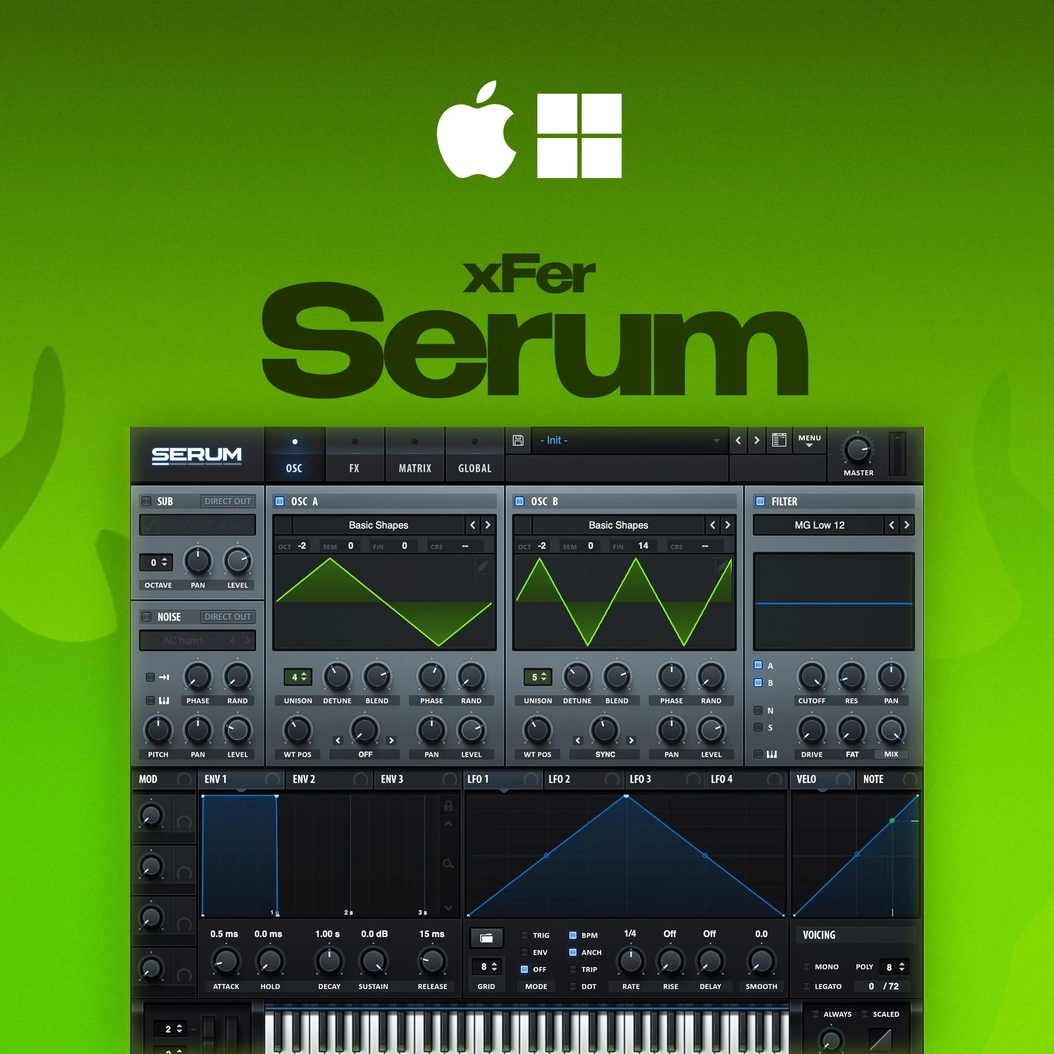 Serum xFer: Лицензионный ключ для macOS/Windows – Купить Онлайн
