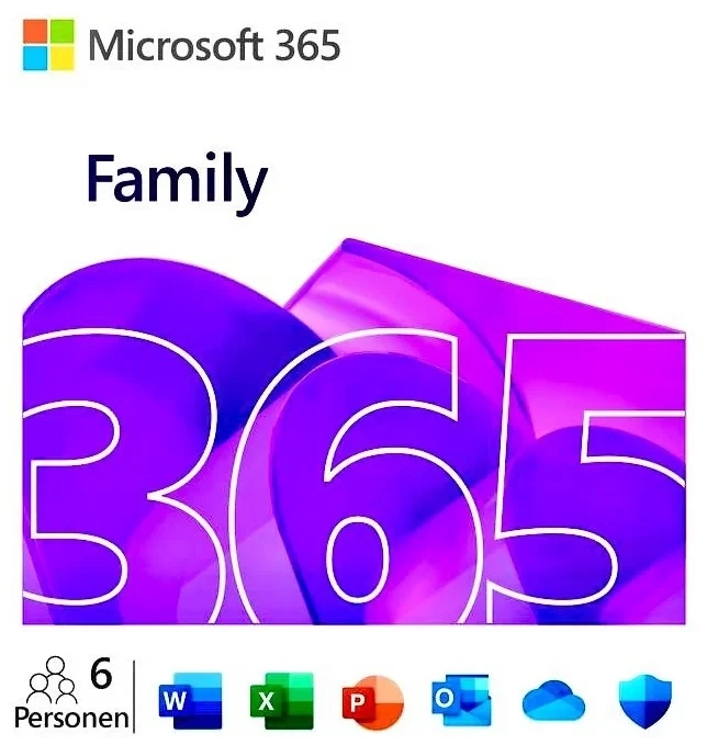 Microsoft 365 Семейный: Ключ активации (12 мес) Онлайн