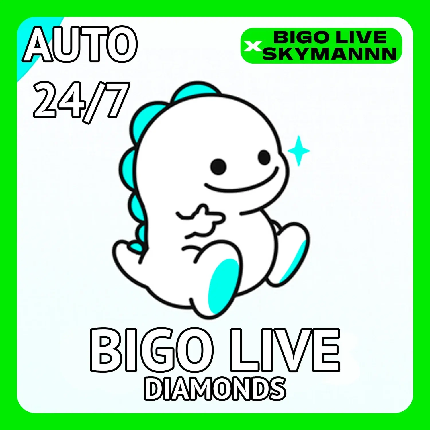 Bigo Live Алмазы по ID 24/7 | GLOBAL | Пополнение Баланса