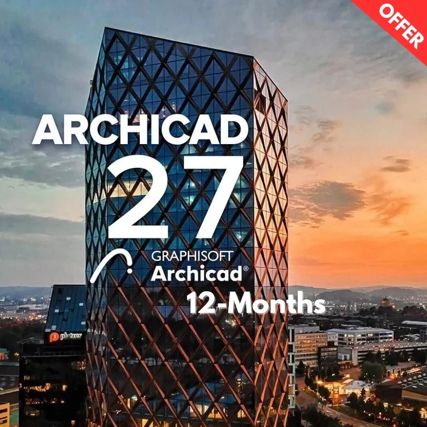 Archicad 27: Ключ активации (Edu, Eng) Win/Mac - Онлайн