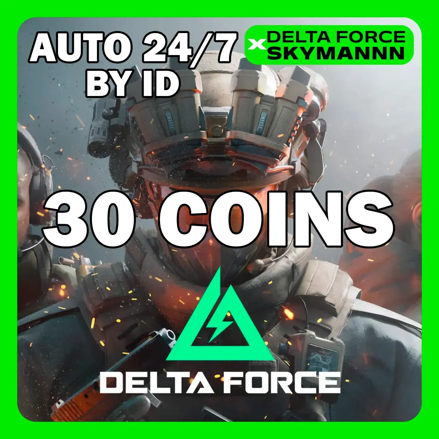 Delta Coins Delta Force: Пополнение 30 ID Авто 24/...