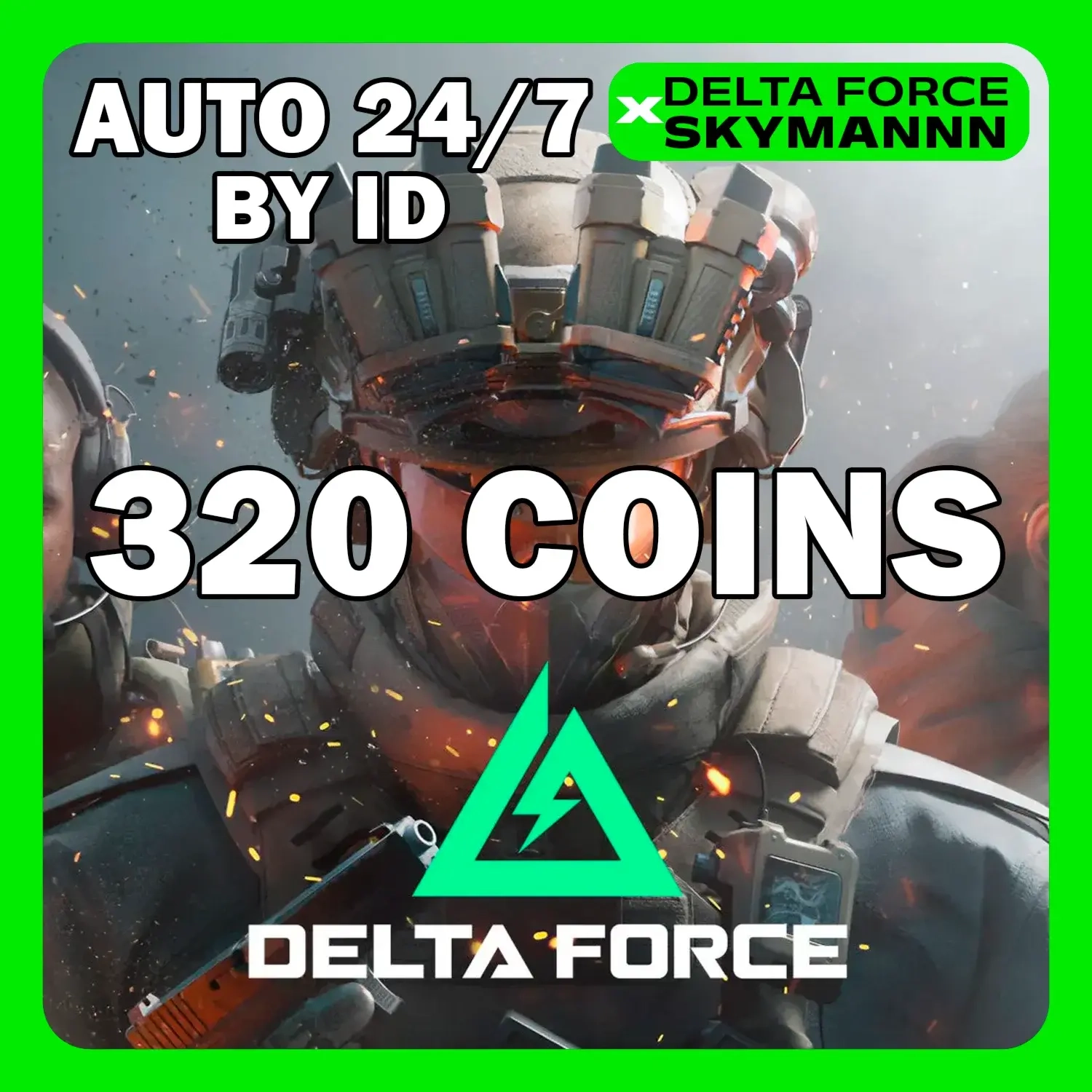 320 DELTA COINS Delta Force: Автопополнение 24/7 О...