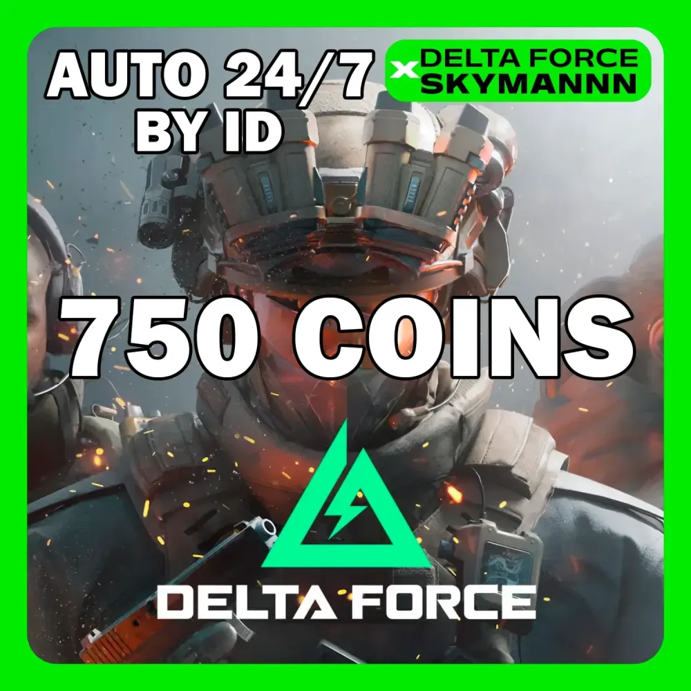 Delta Coins для Delta Force: Автопополнение 750 ID Онлайн