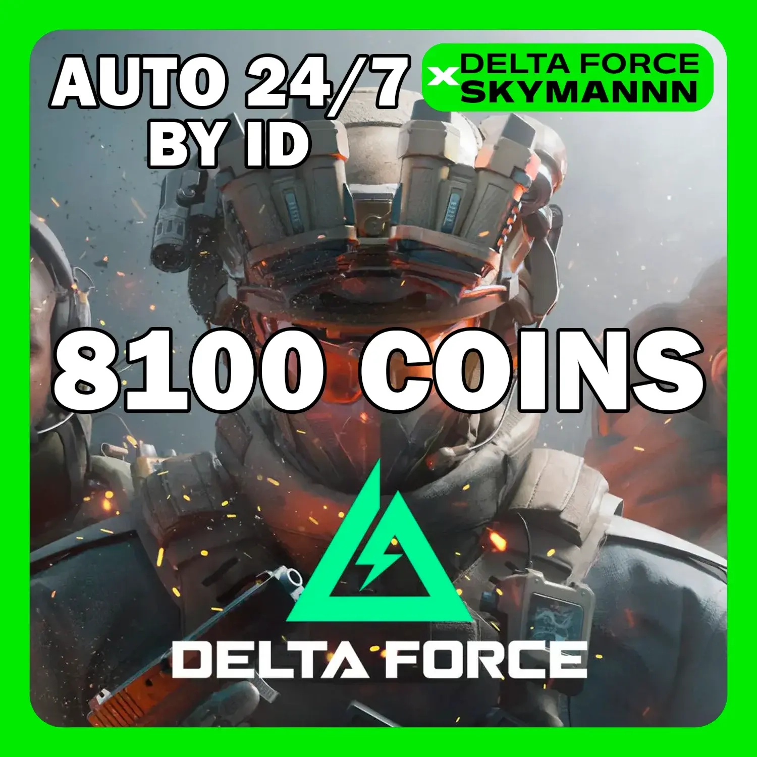 8100 Delta Coins Delta Force | Авто пополнение 24/...