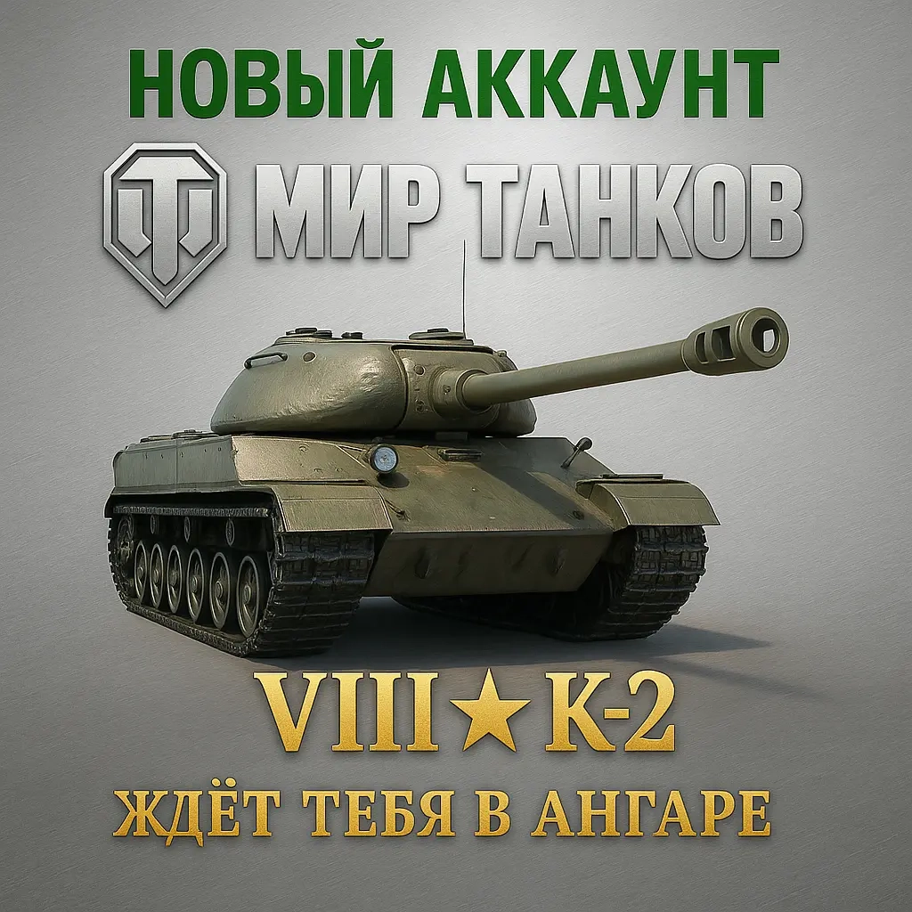 Аккаунт Мир Танков: К-2 (8 ур.) Lesta | Купить онлайн