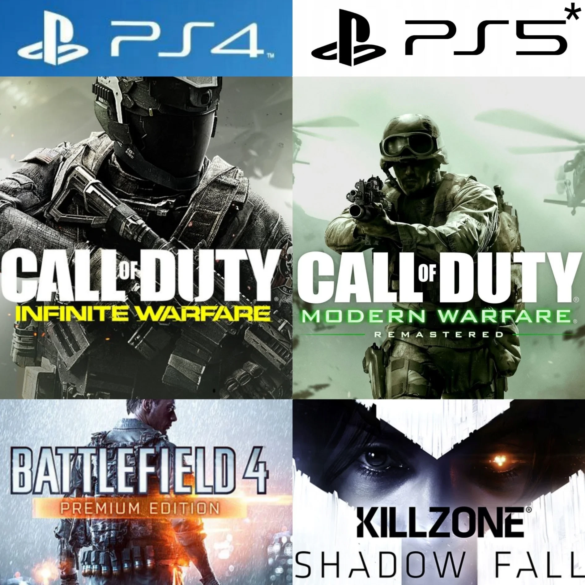 Аренда PS4/PS5: Battlefield, CoD, Killzone – Онлайн