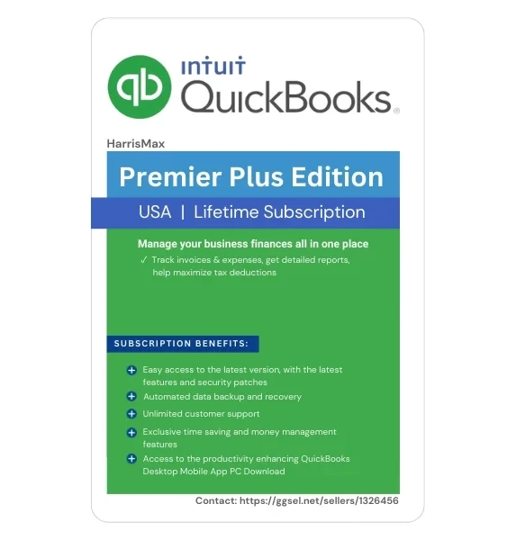 QuickBooks Premier Plus | Ключ активации | Онлайн
