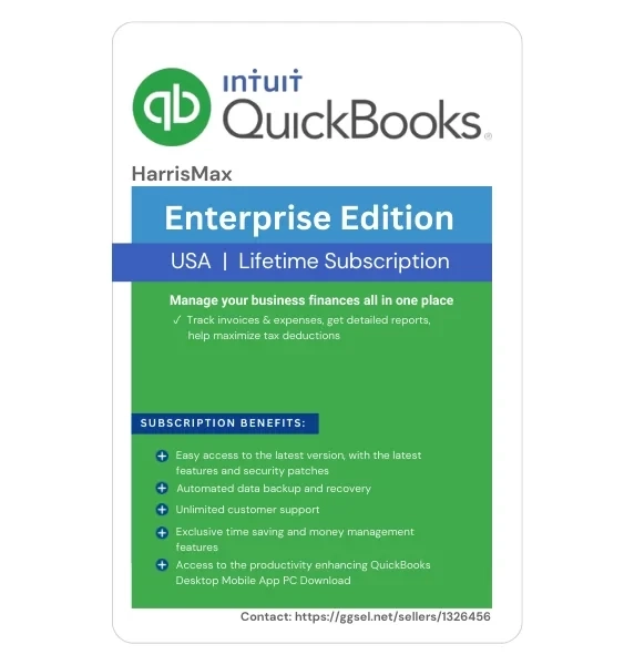 QuickBooks Enterprise: Ключ активации на 3 года | Онлайн
