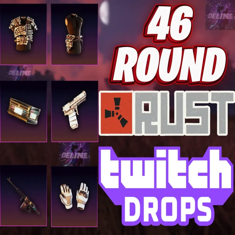 Rust Twitch Drops 46 Раунд: Скины Авто-выдача Онлайн