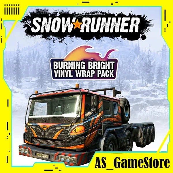 SnowRunner: Burning Bright Vinyl Wrap Pack | PS Турция