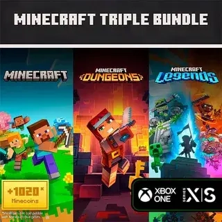 Ключ Minecraft Triple Bundle Xbox Series X|S, Xbox One