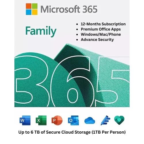 Microsoft Office 365 Family | 13 мес., 6 польз., 6...